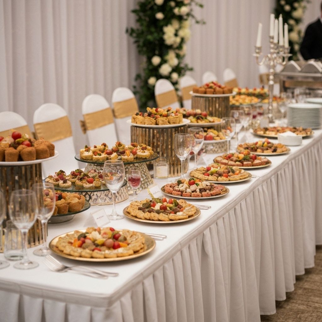 Buffet de casamento elegante